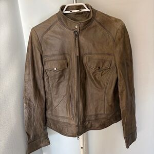 Olive Danier Leather Jacket